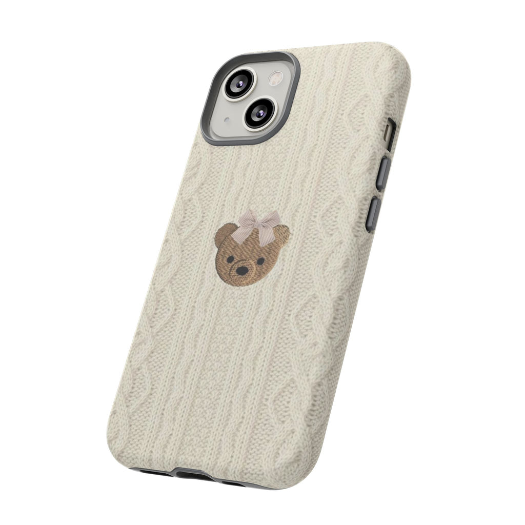 Knitted Teddy Bear Case