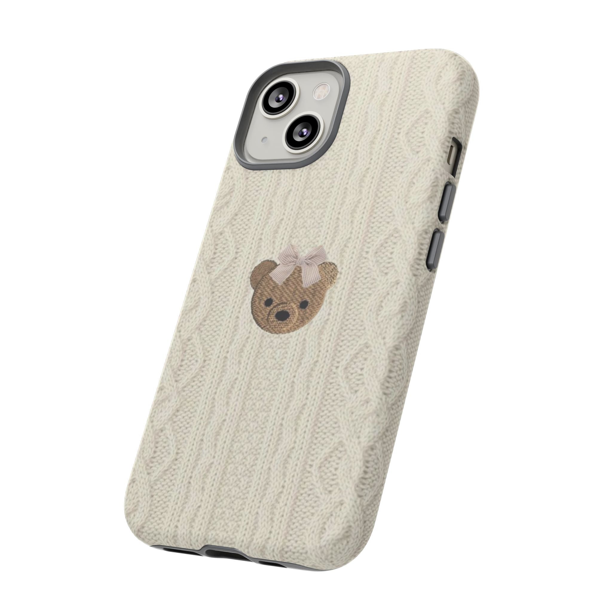 Knitted Teddy Bear Case
