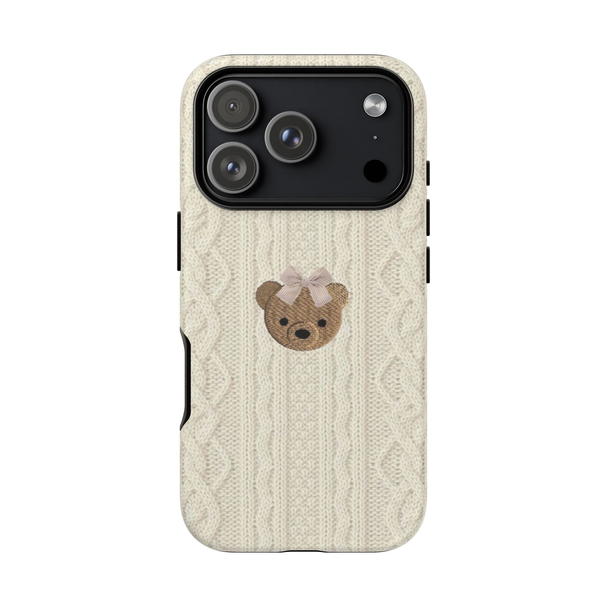 Knitted Teddy Bear Case