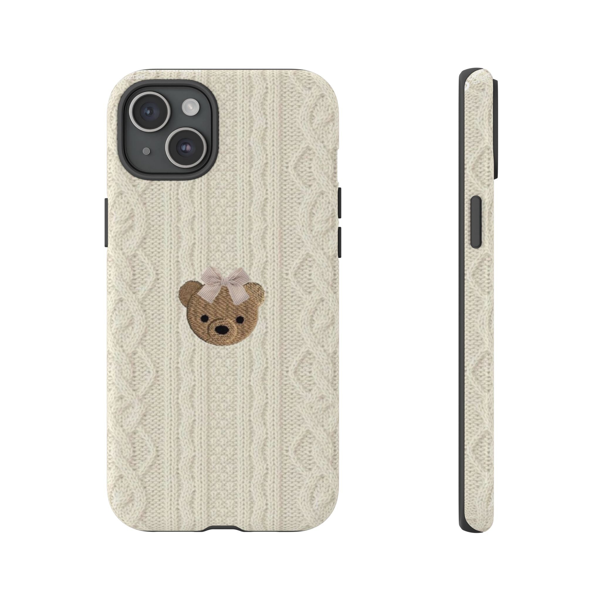 Knitted Teddy Bear Case