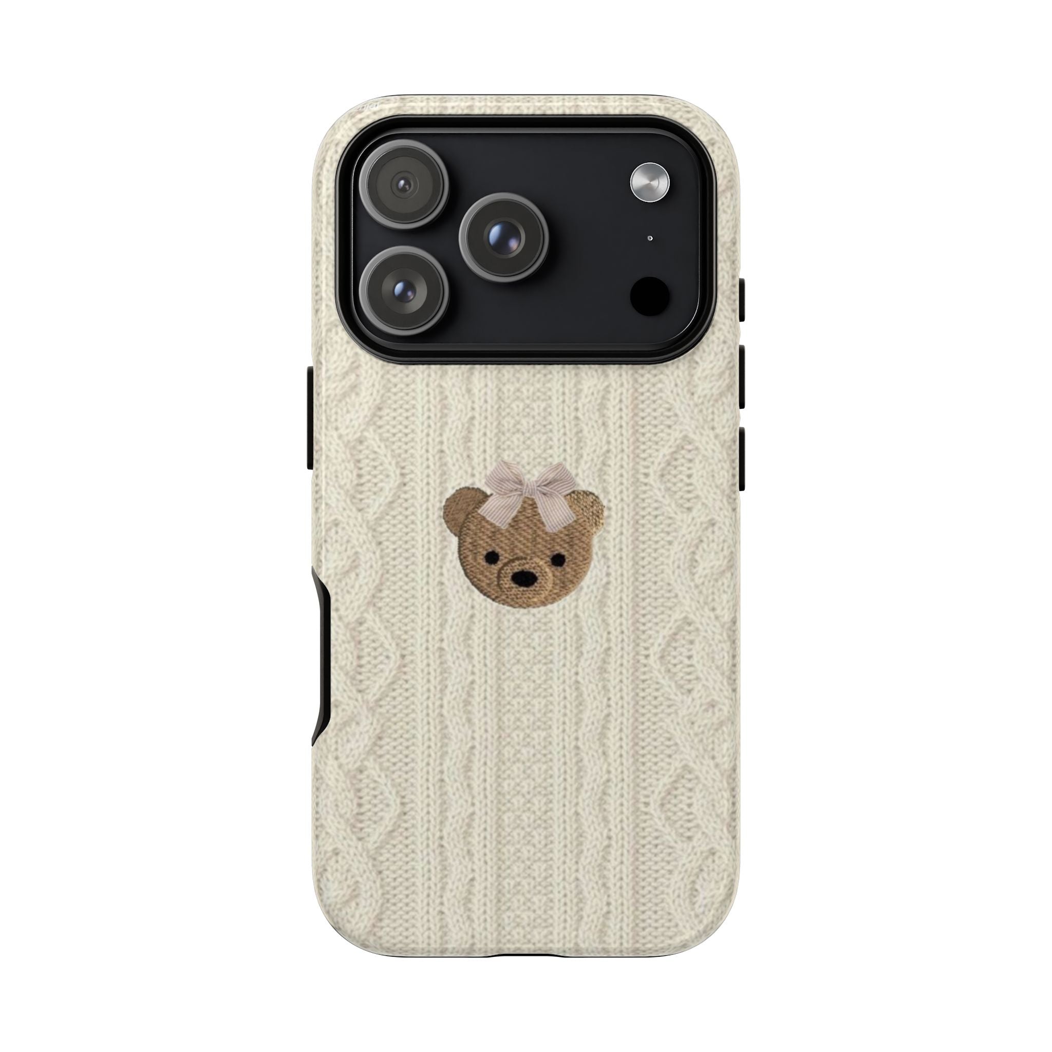 Knitted Teddy Bear Case
