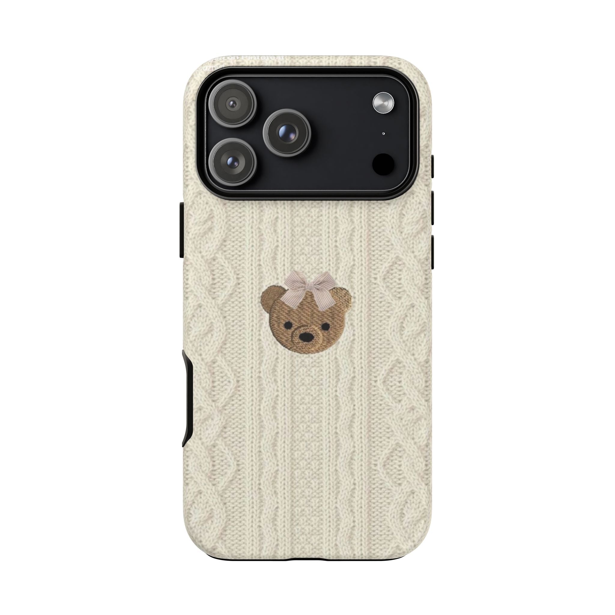 Knitted Teddy Bear Case