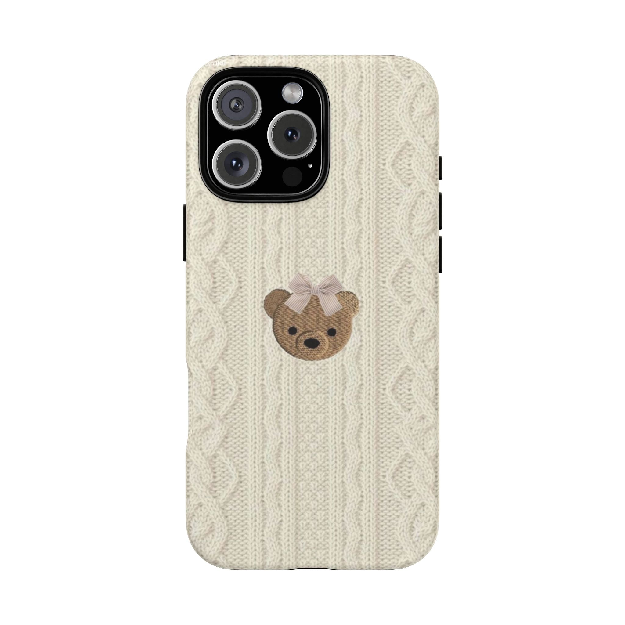 Knitted Teddy Bear Case