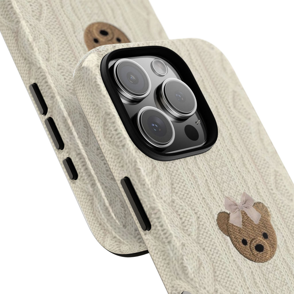 Knitted Teddy Bear Case