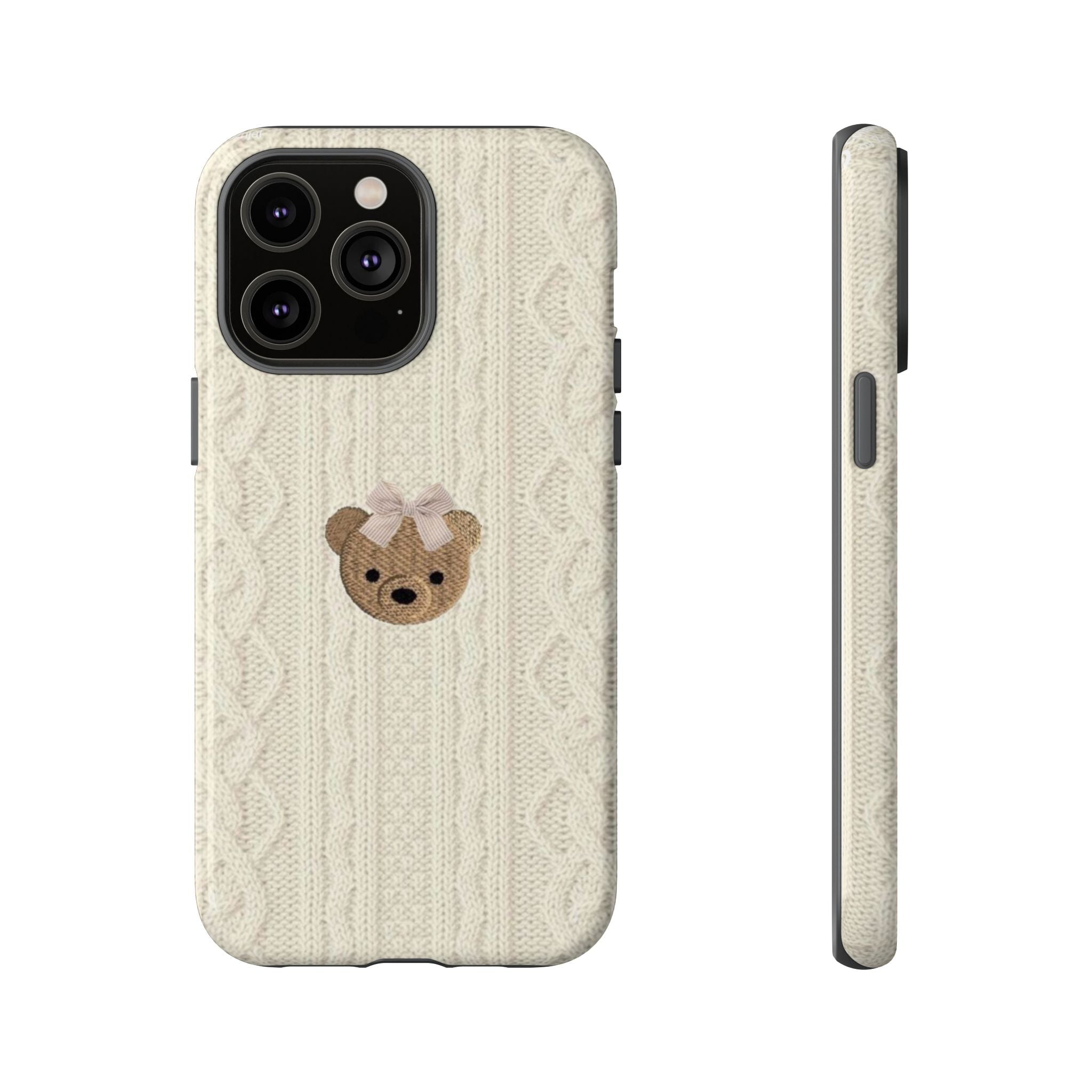 Knitted Teddy Bear Case