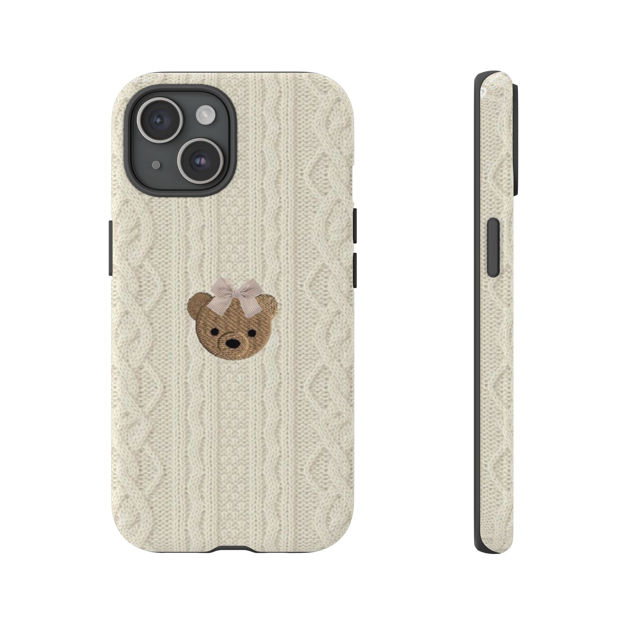 Knitted Teddy Bear Case
