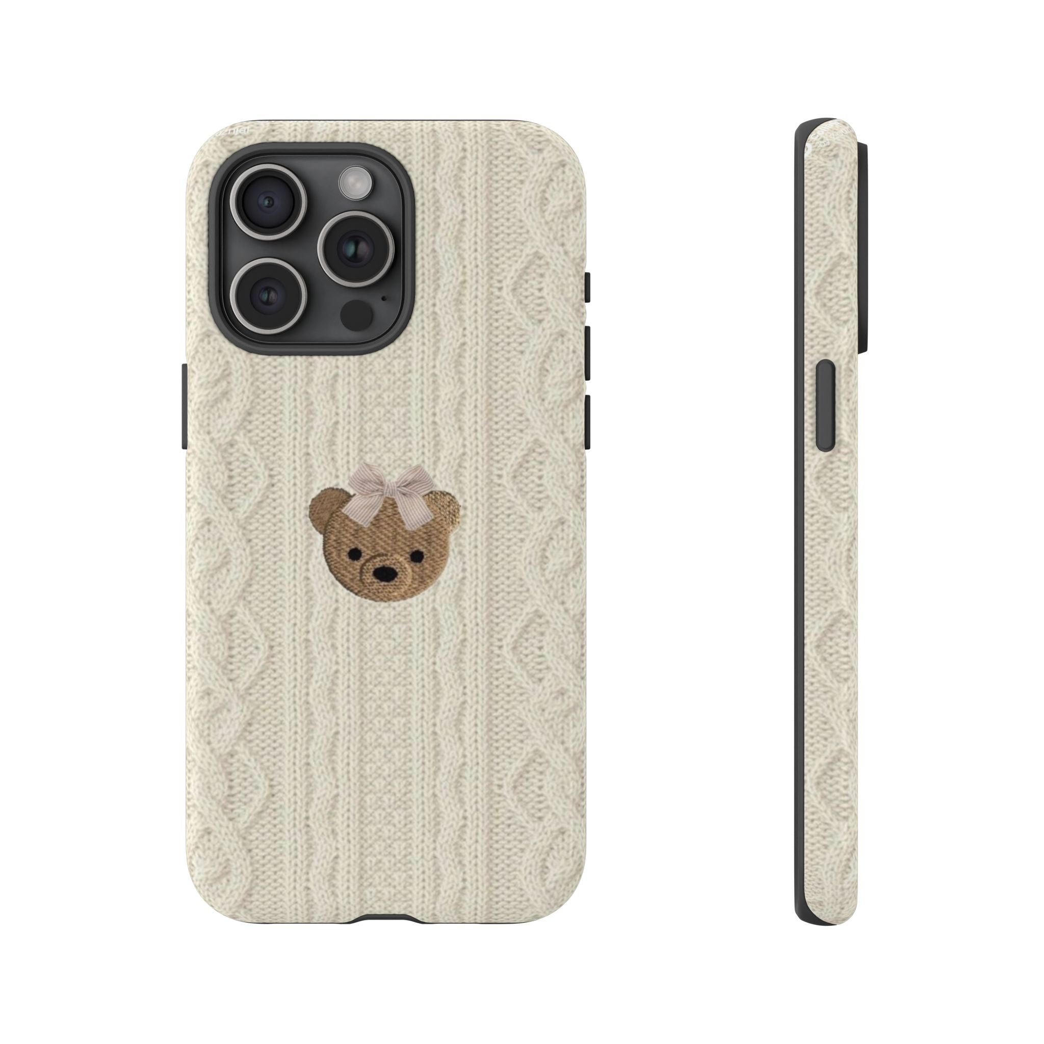 Knitted Teddy Bear Case