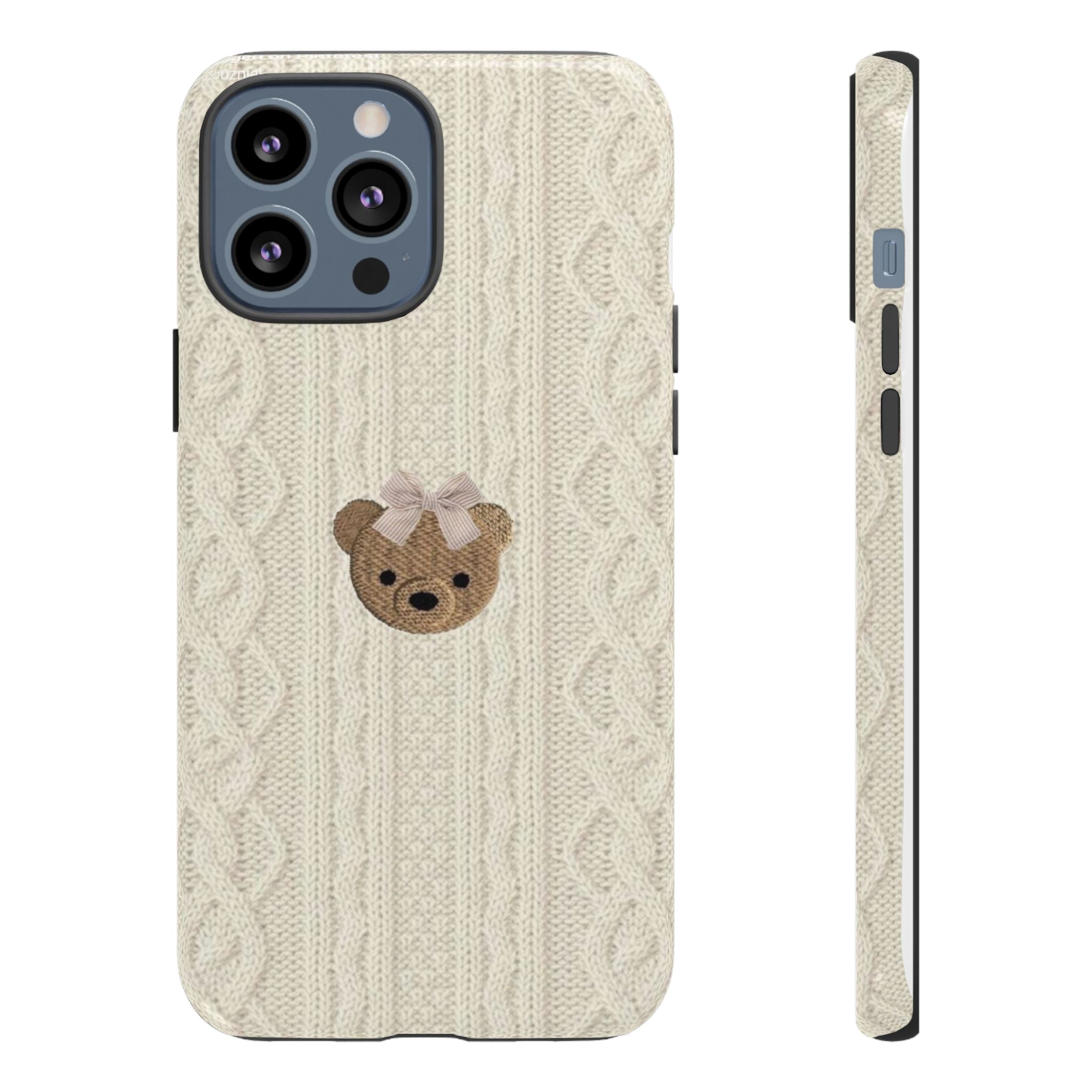 Knitted Teddy Bear Case