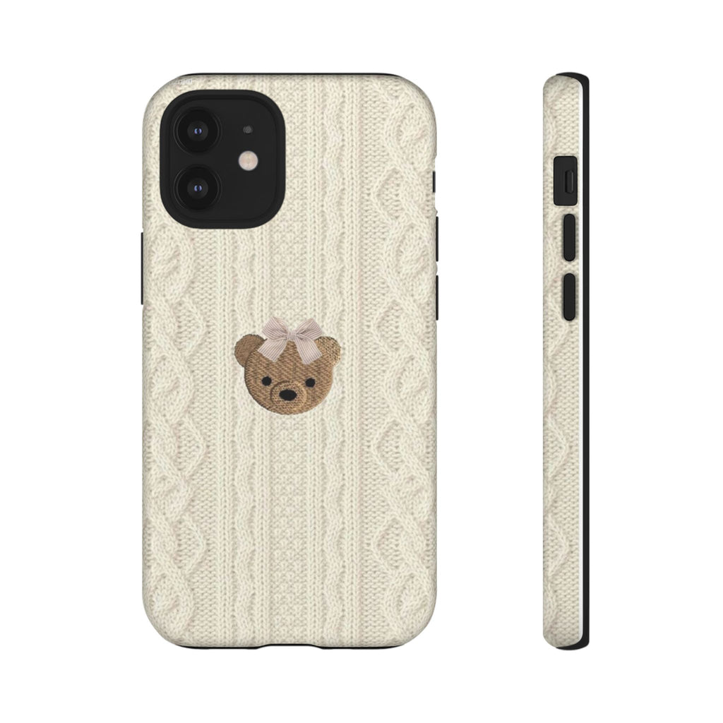 Knitted Teddy Bear Case