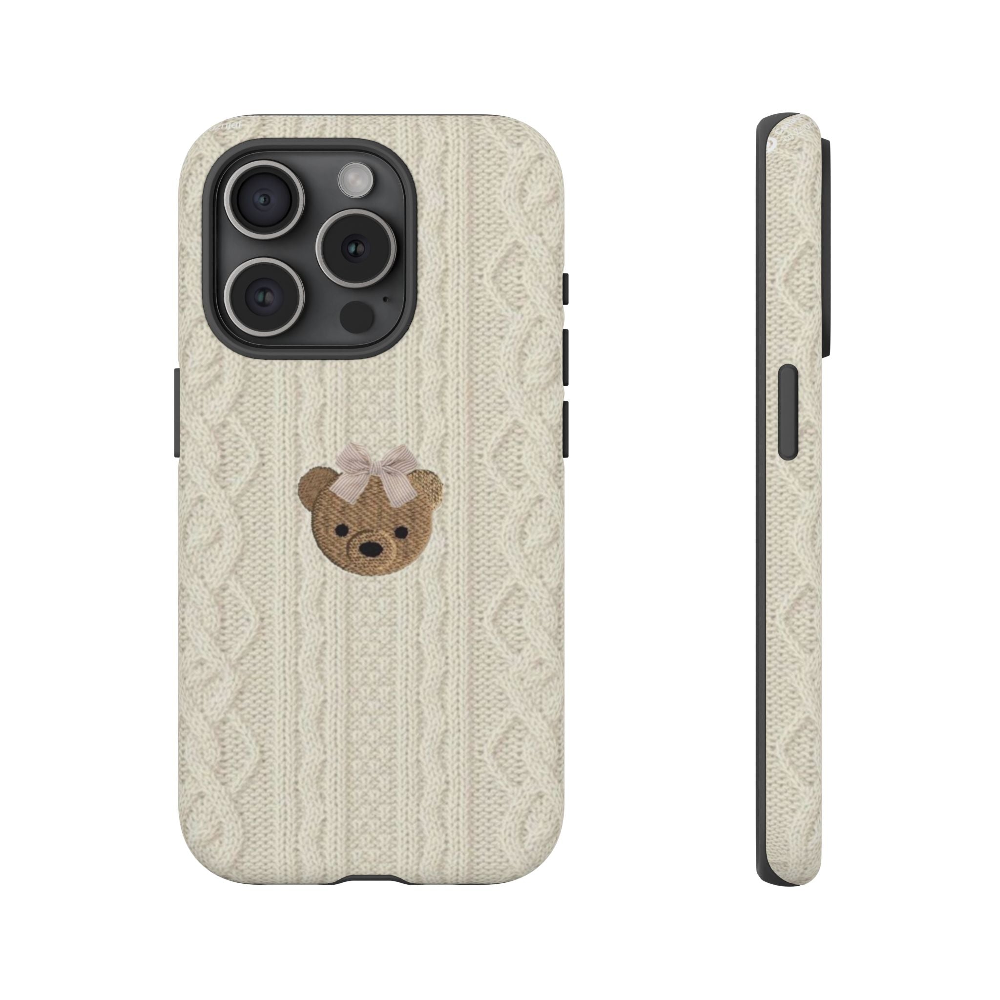 Knitted Teddy Bear Case