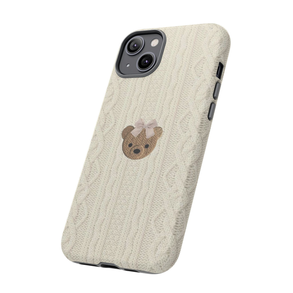 Knitted Teddy Bear Case