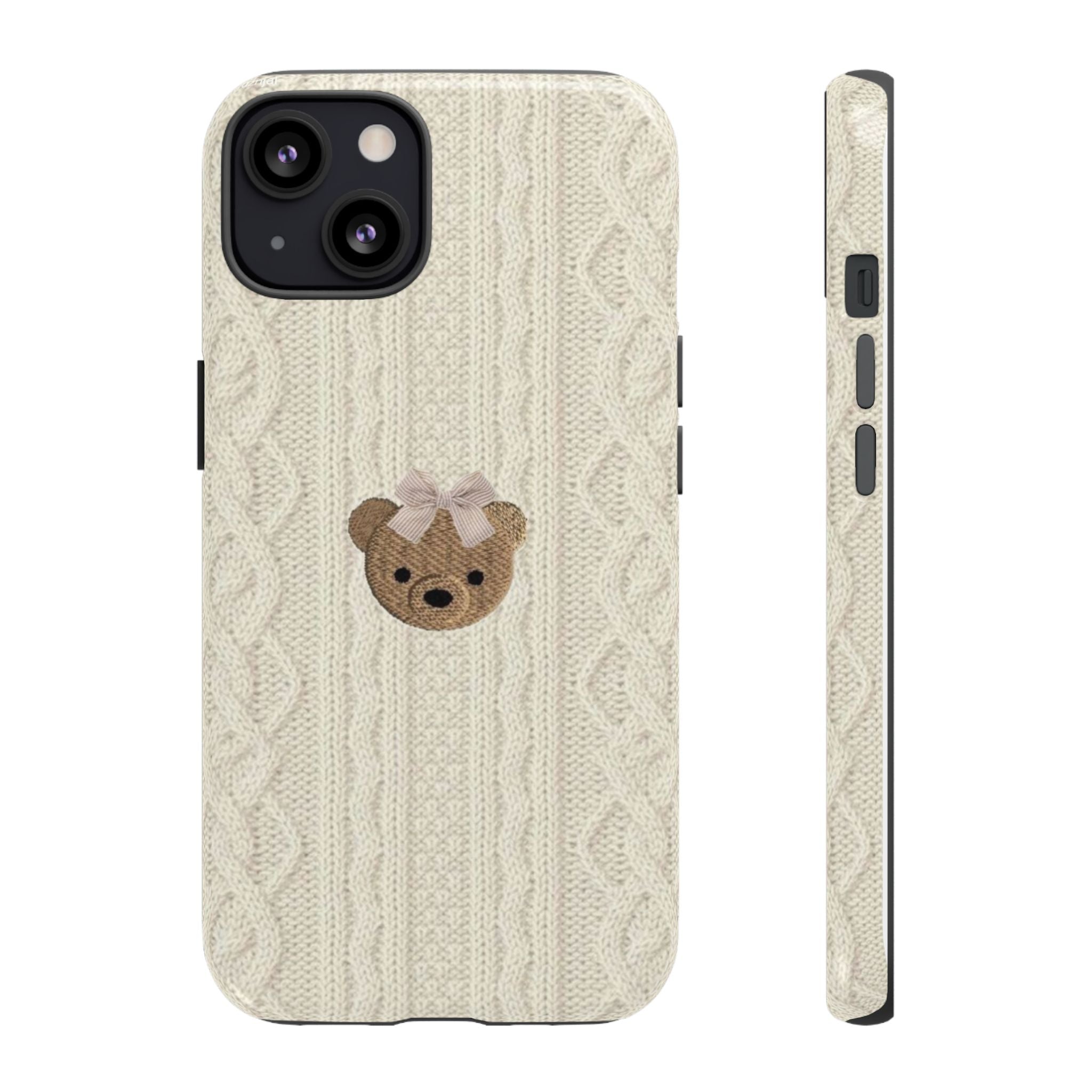 Knitted Teddy Bear Case