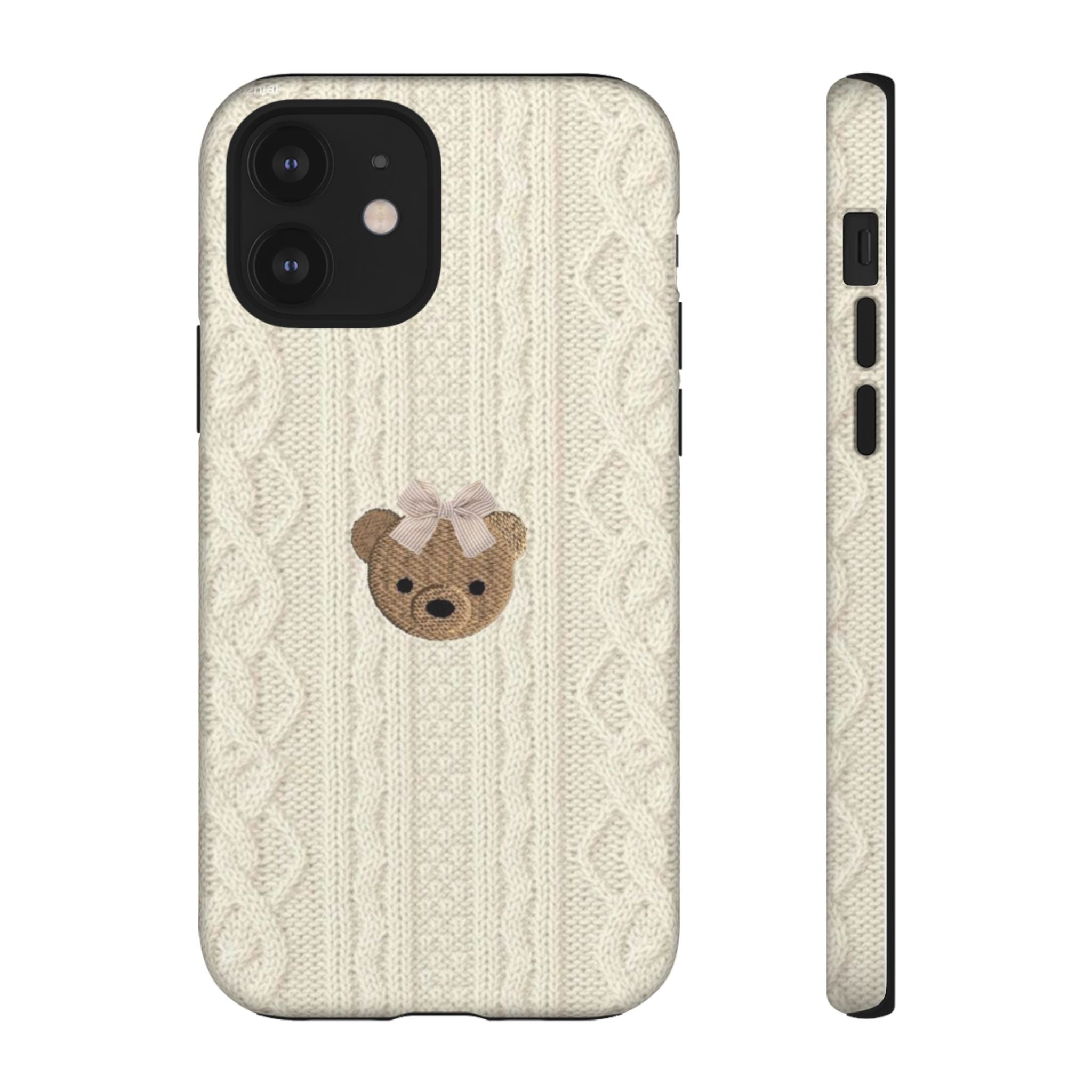 Knitted Teddy Bear Case