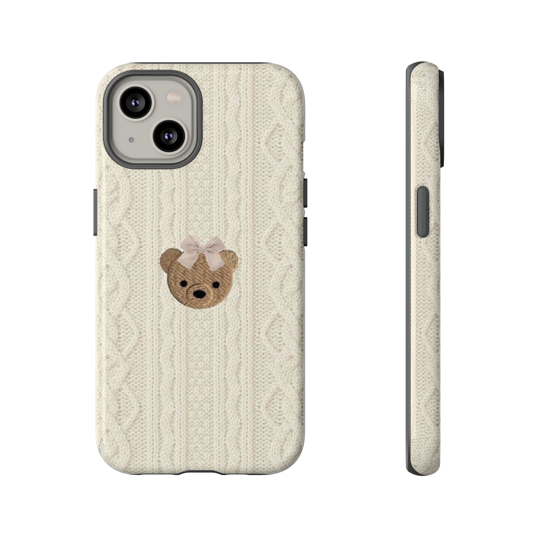 Knitted Teddy Bear Case