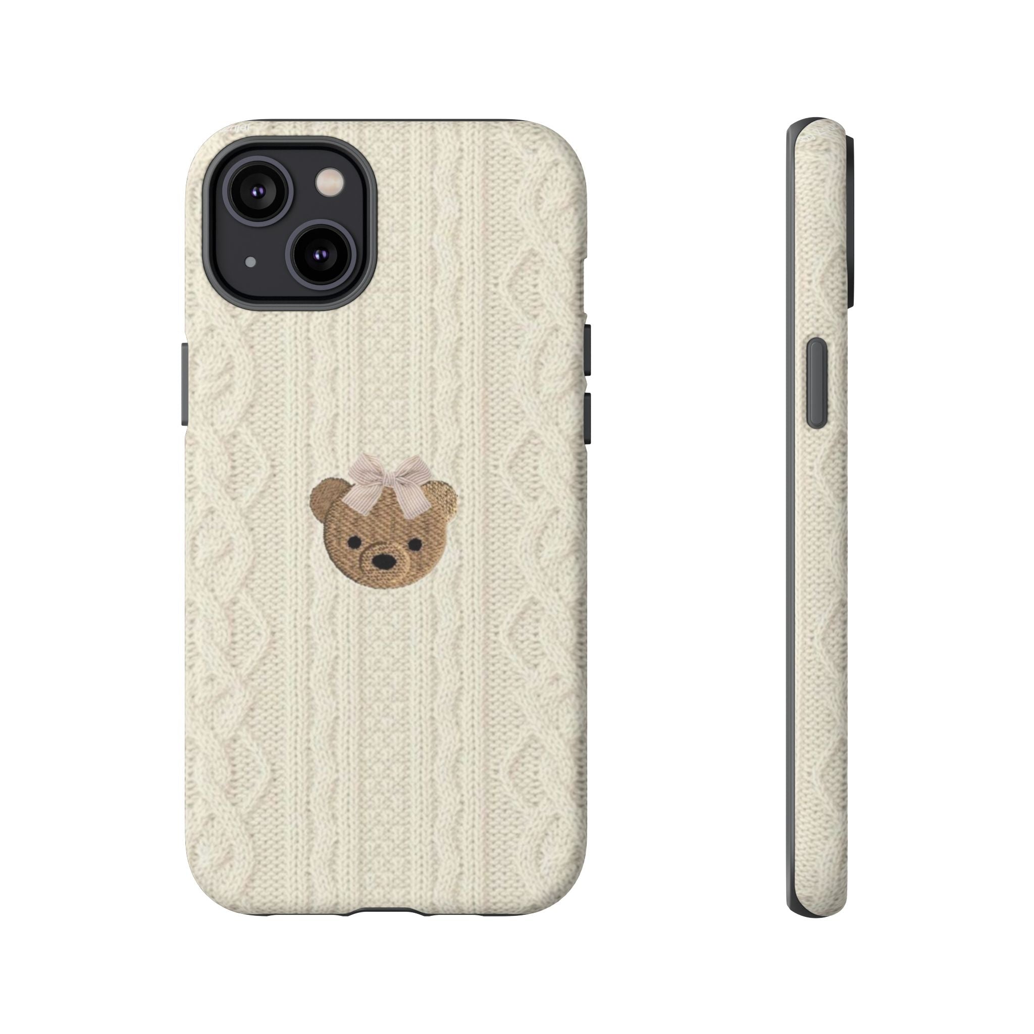 Knitted Teddy Bear Case