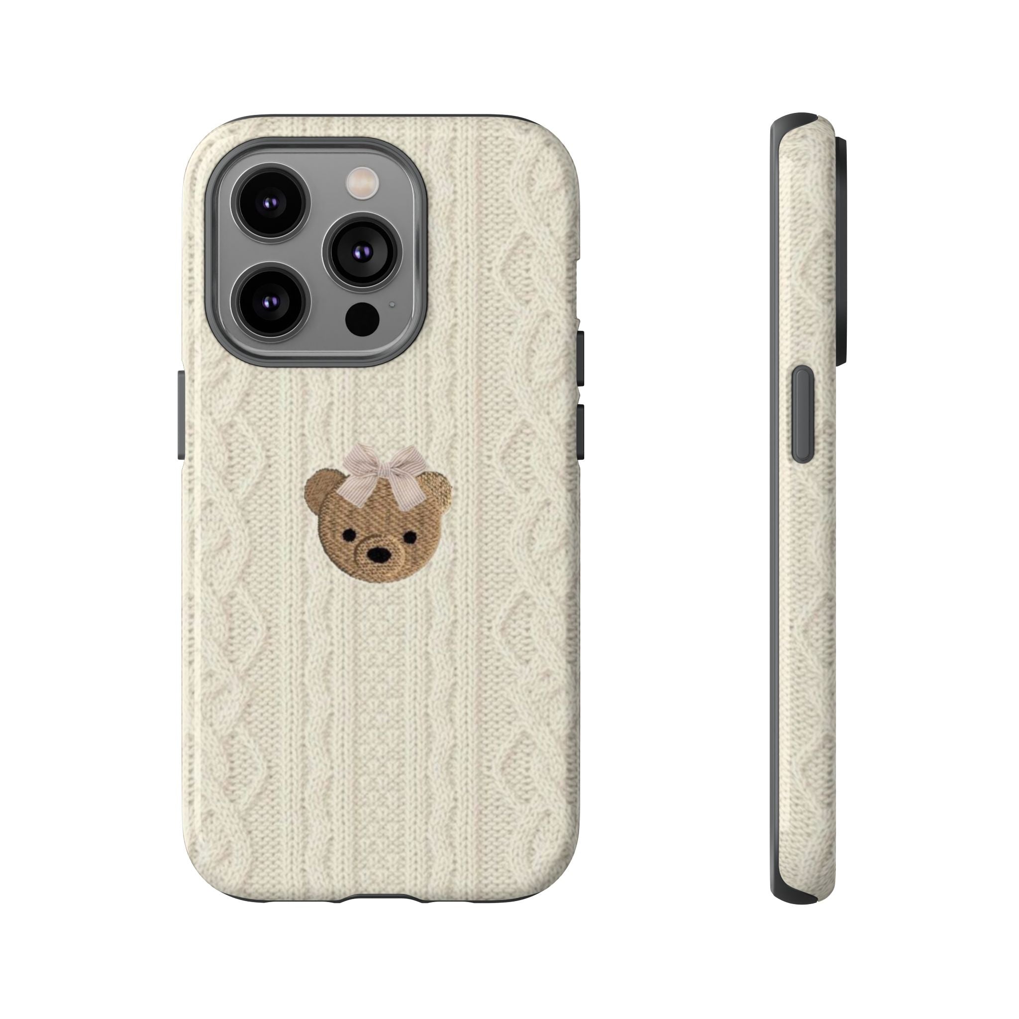 Knitted Teddy Bear Case