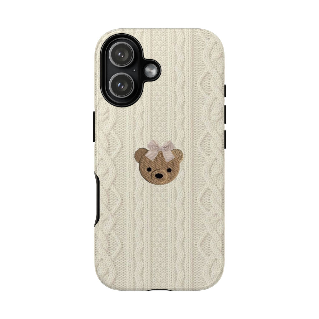 Knitted Teddy Bear Case