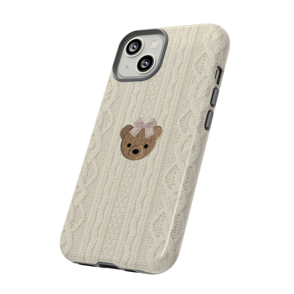 Knitted Teddy Bear Case