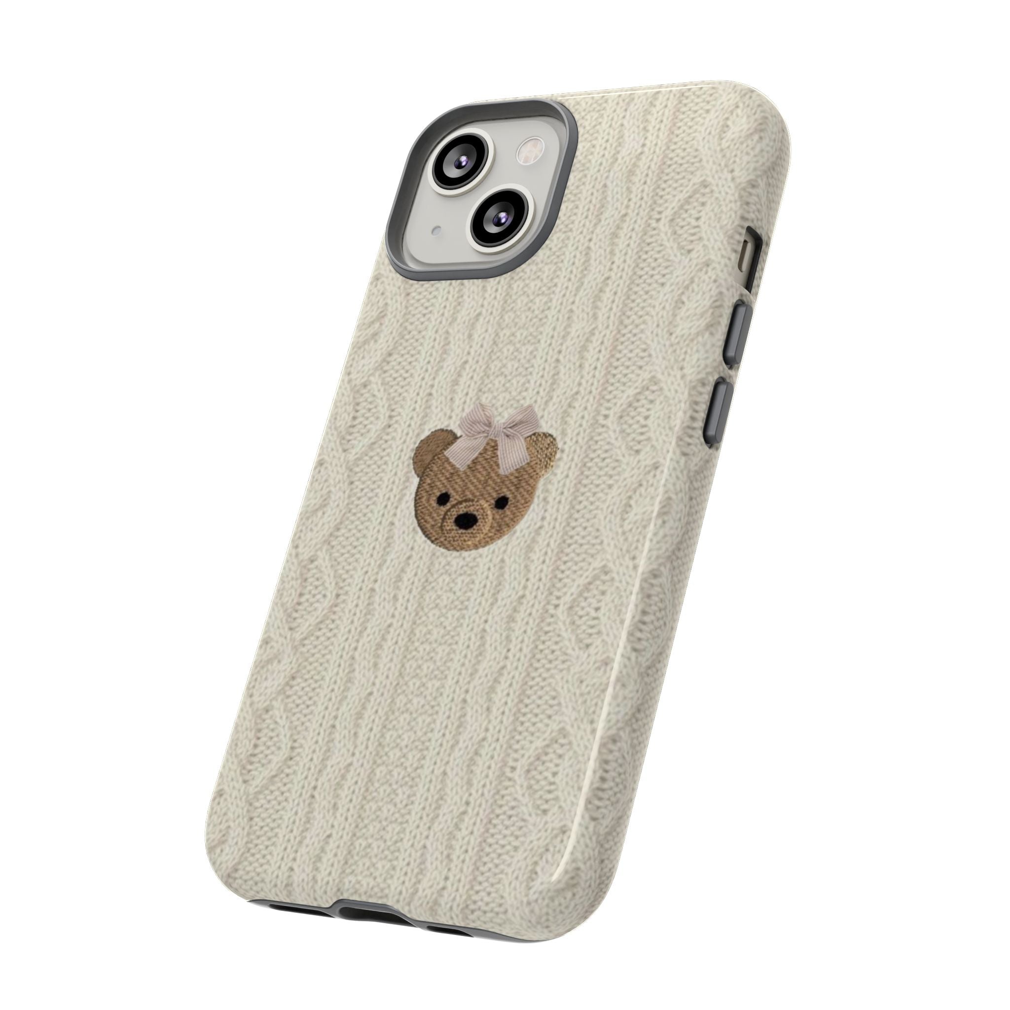 Knitted Teddy Bear Case
