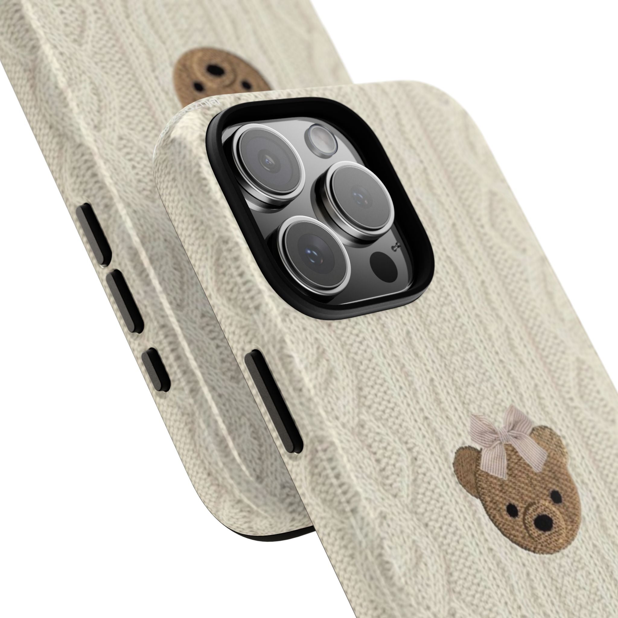 Knitted Teddy Bear Case