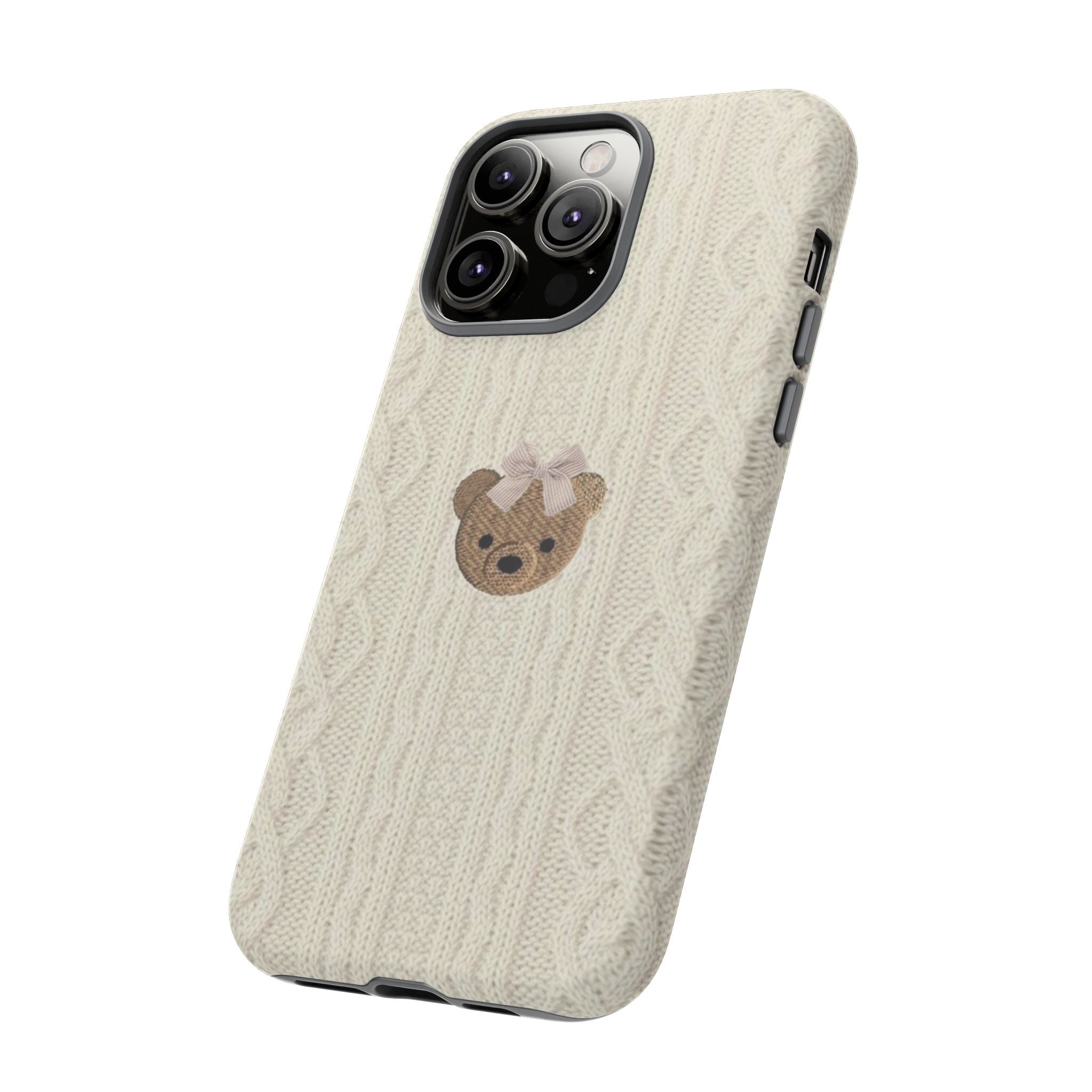 Knitted Teddy Bear Case