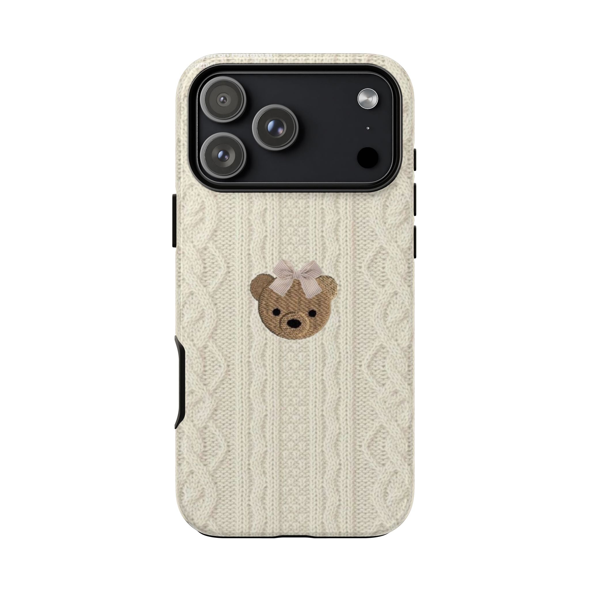 Knitted Teddy Bear Case