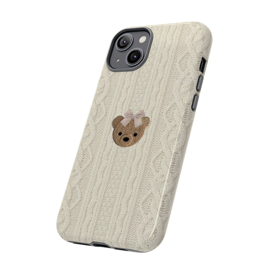 Knitted Teddy Bear Case