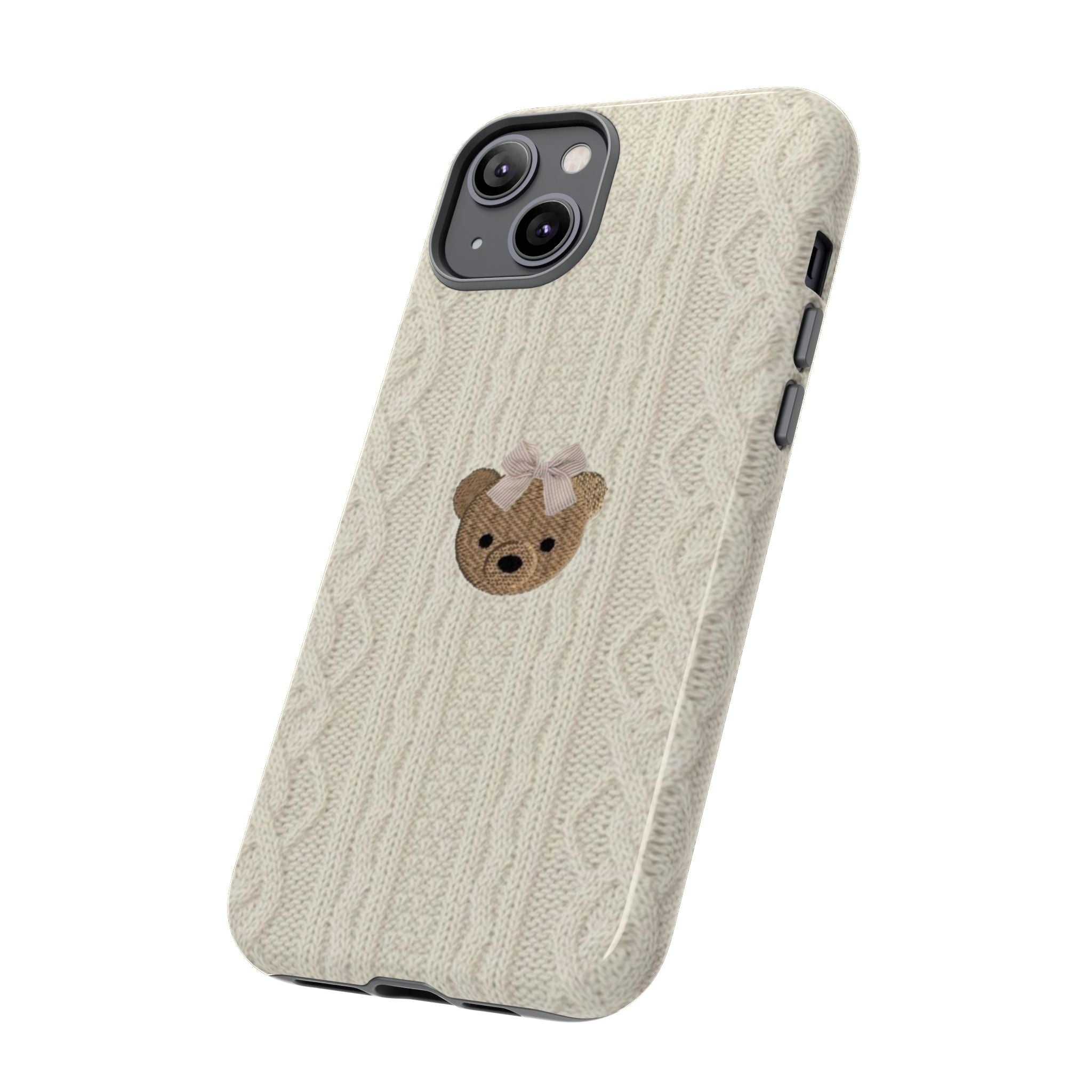Knitted Teddy Bear Case
