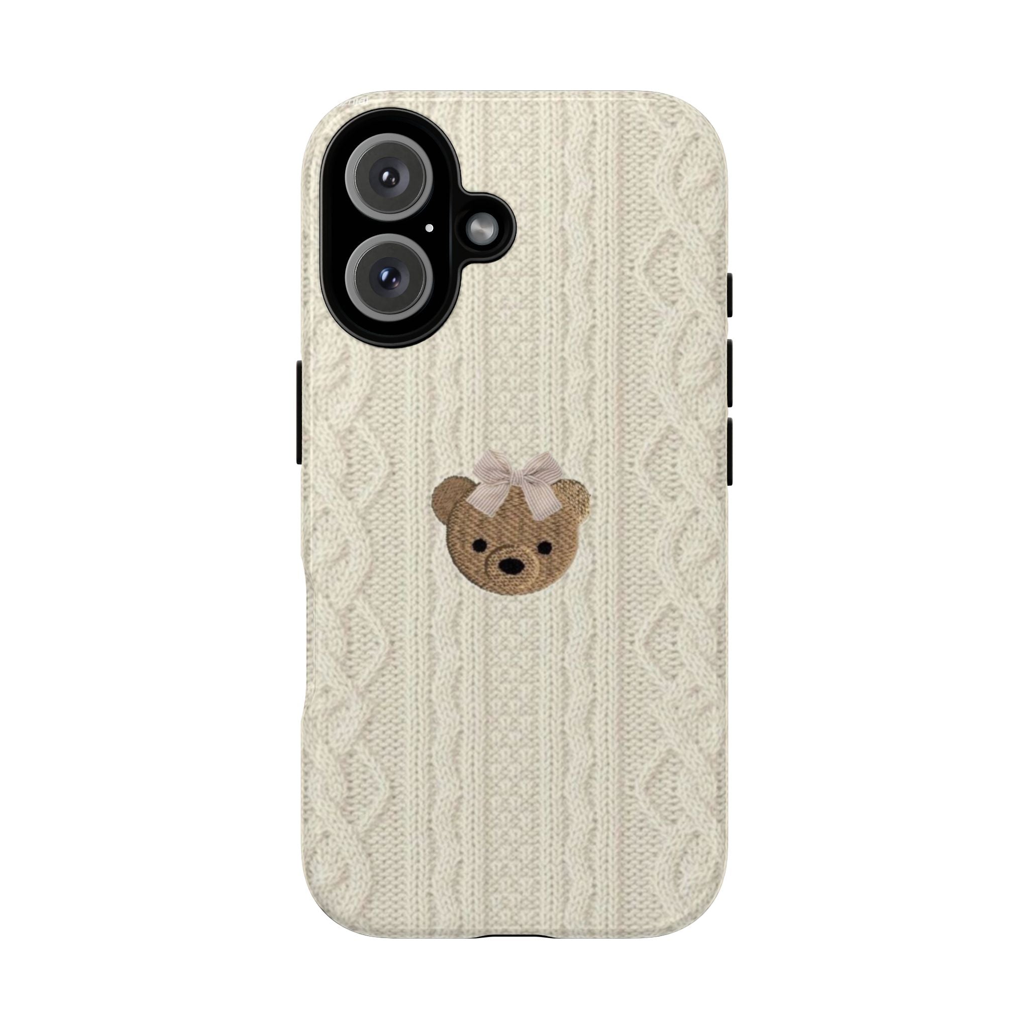Knitted Teddy Bear Case