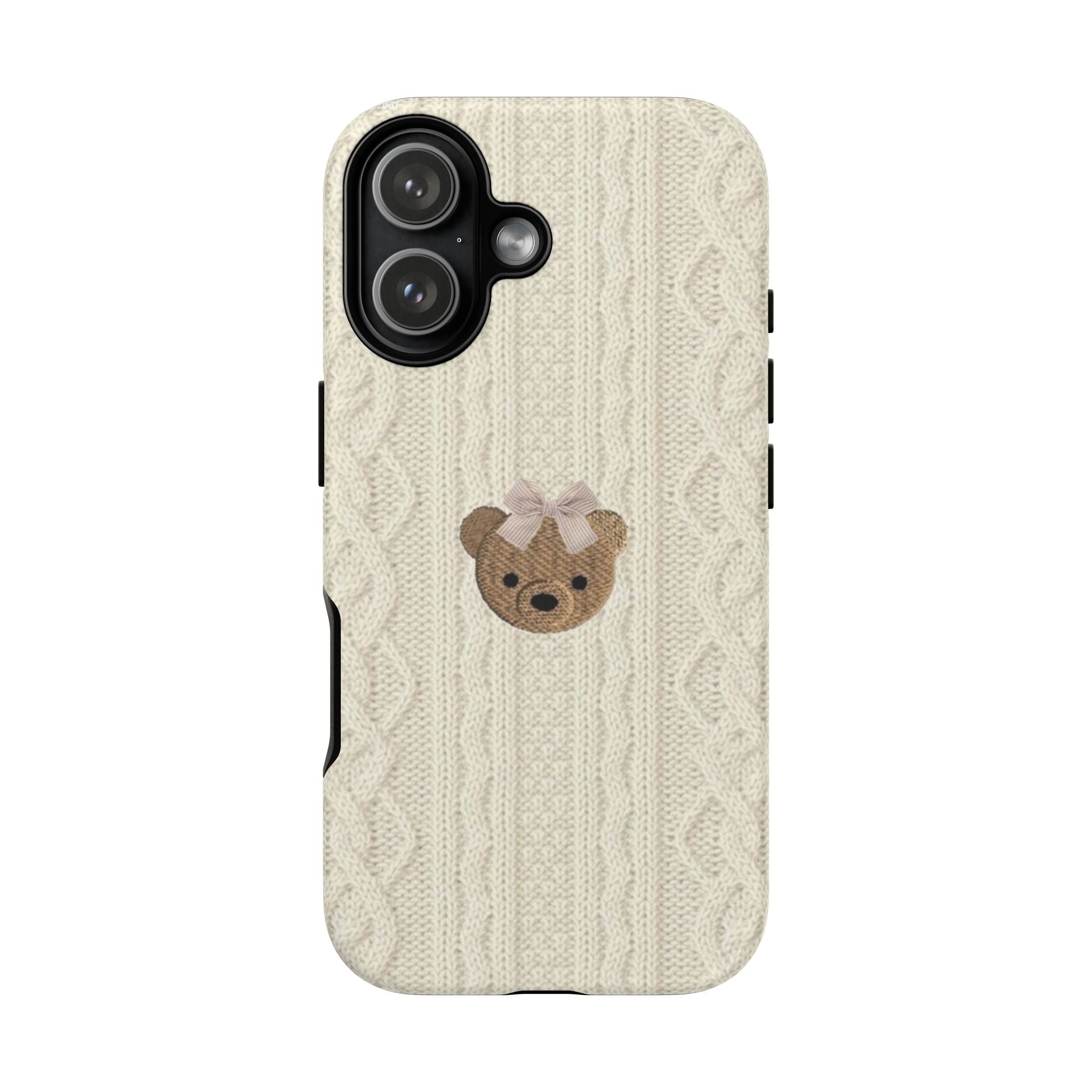 Knitted Teddy Bear Case