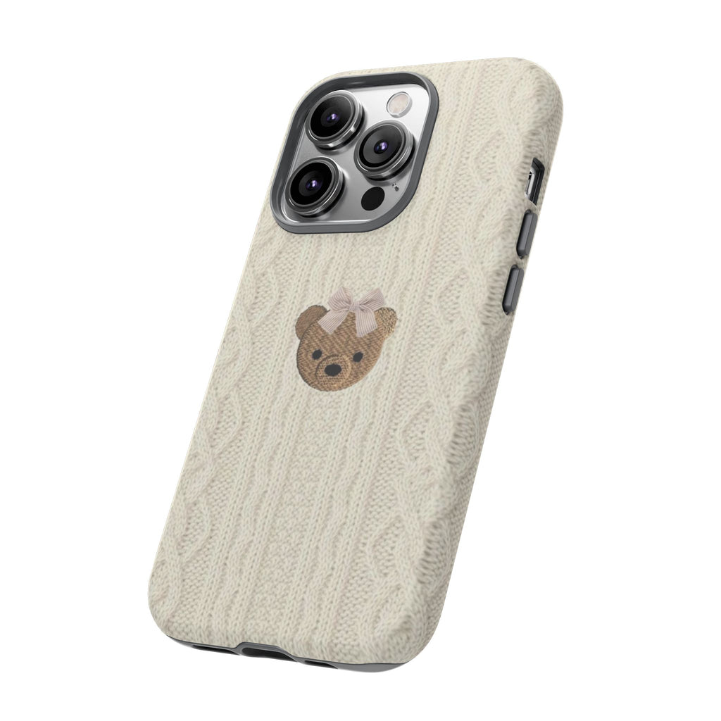 Knitted Teddy Bear Case