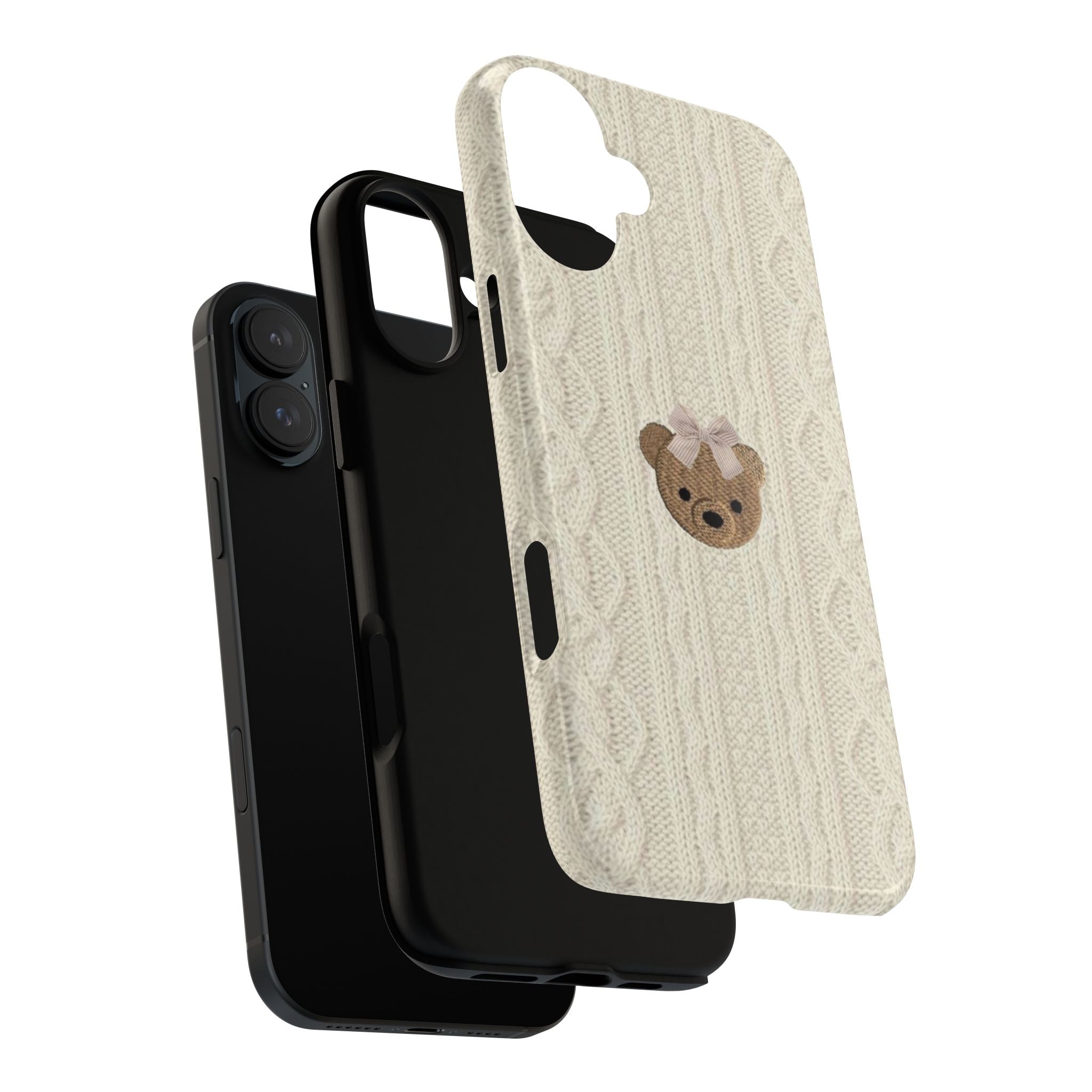 Knitted Teddy Bear Case