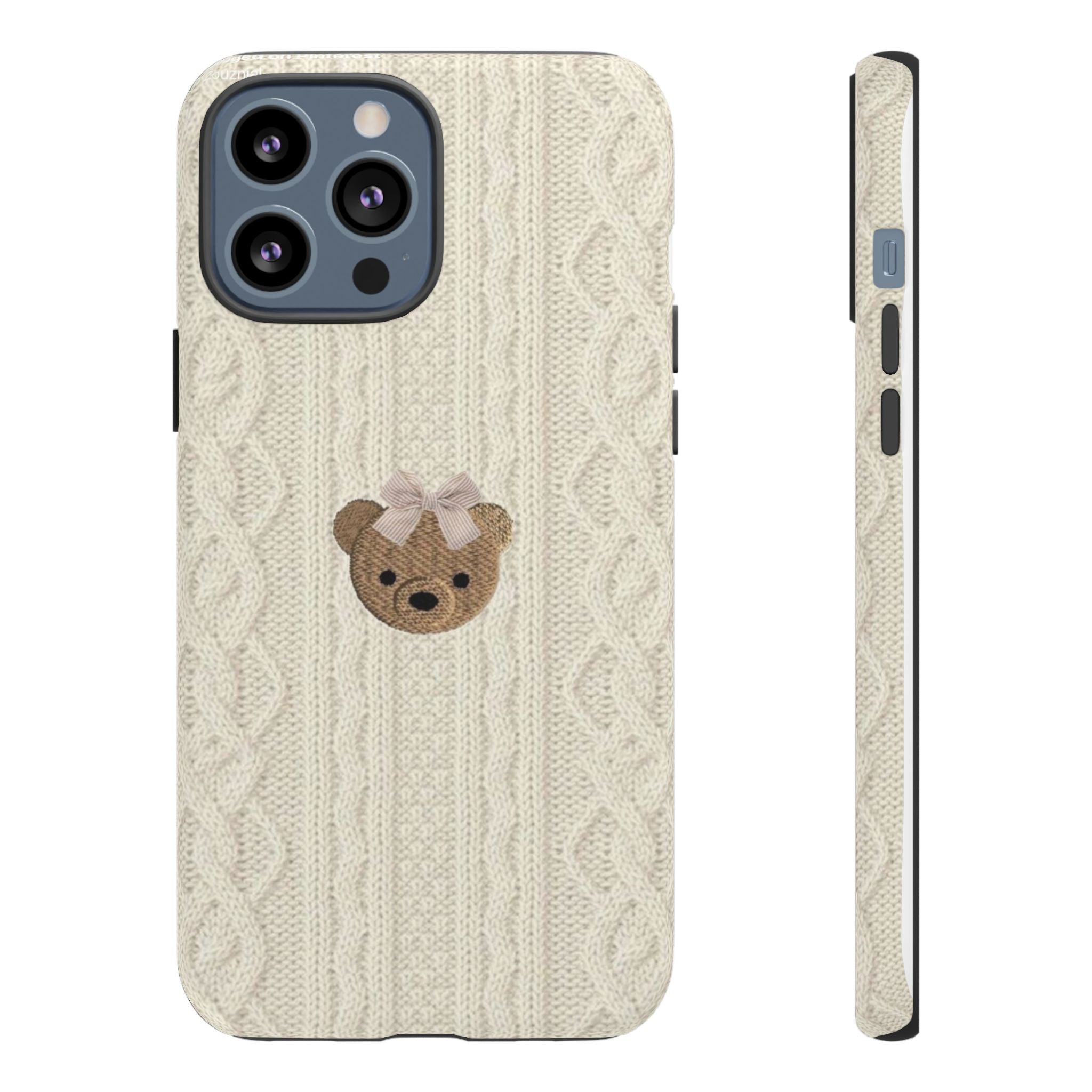 Knitted Teddy Bear Case