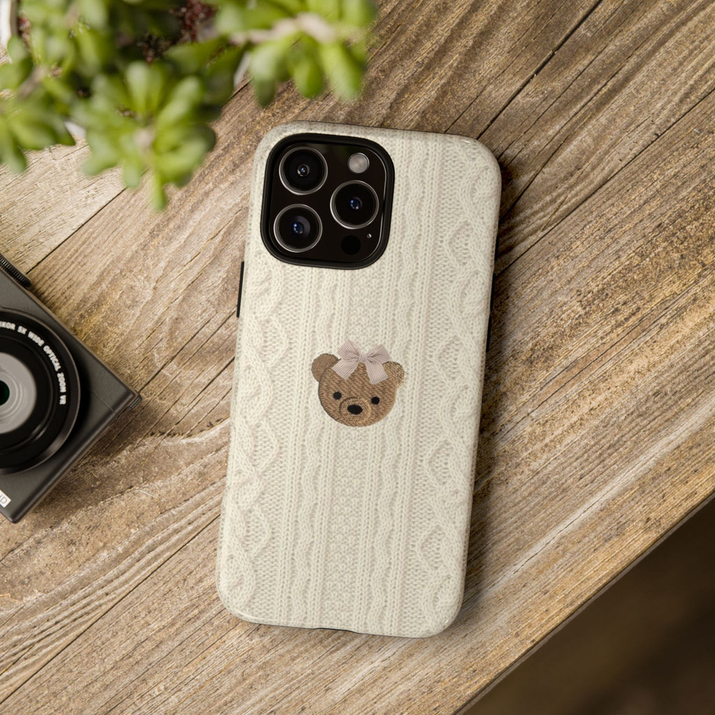 Knitted Teddy Bear Case